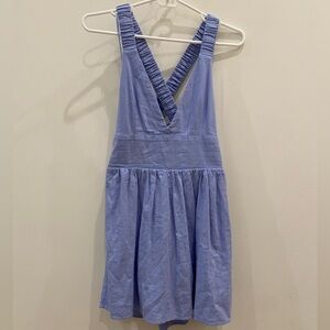 Abercrombie Blue Linen Romper (shorts underneath) - SP